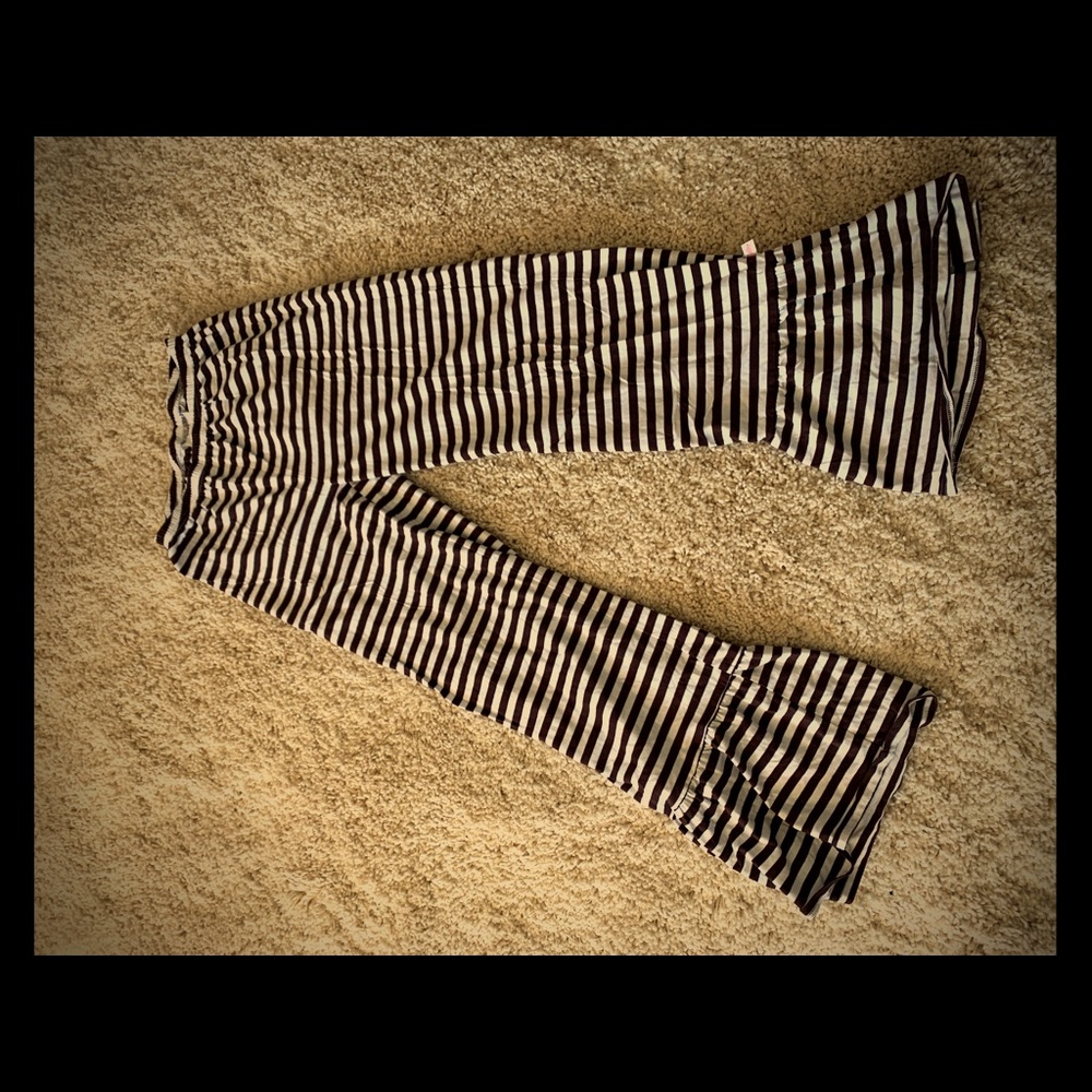 Cotton striped pants